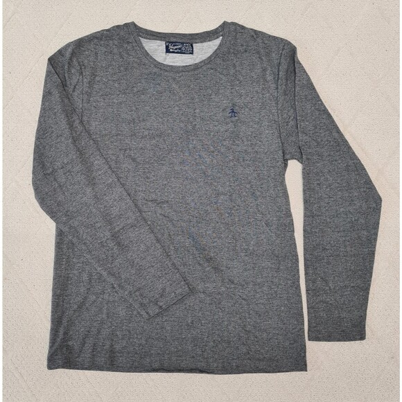 Original Penguin Crewneck Pullover Shirt Men's MEDIUM Heather Knit Casual - Picture 1 of 7